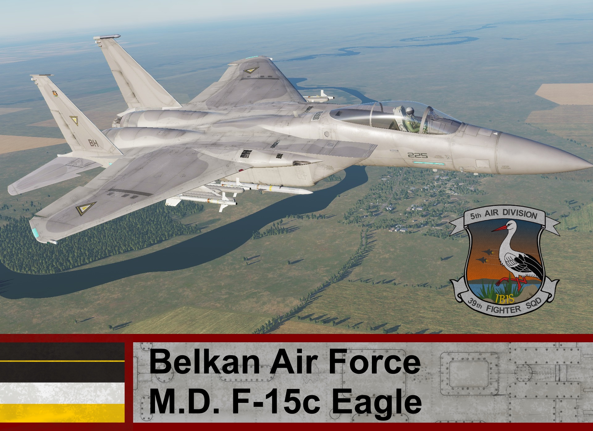 Belkan Air Force F-15c Eagle - Ace Combat Zero (39th TFS) Cpt